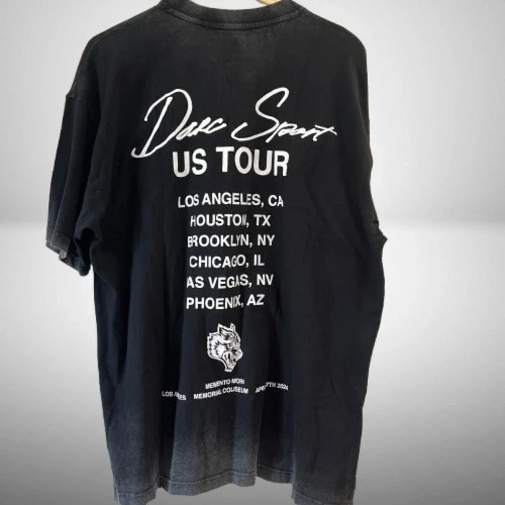 Darc Sport Wolves Memento Mori You Weren't There Black Graphic Streetwear‎ Large - Picture 3 of 6